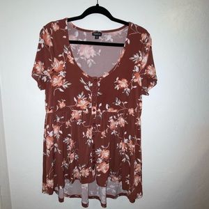 Torrid Floral Shirt